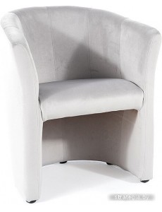 Интерьерное кресло Signal Tm-1 Velvet Bluvel 03 (светло-серый/венге)