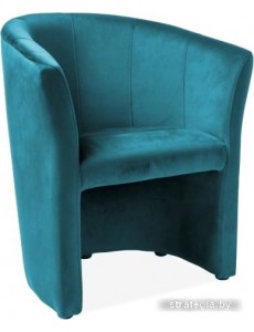 Интерьерное кресло Signal TM-1 Velvet (бирюзовый)