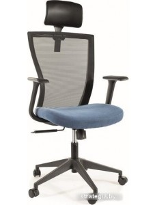 Кресло Signal Q-328H (черный/синий)