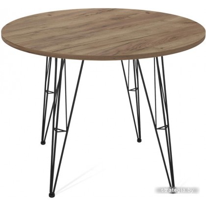 Sheffilton SHT-TU10/90 ЛДСП (черный муар/дуб галифакс табак)