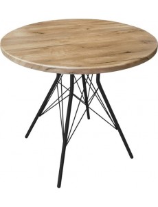 Кухонный стол Sheffilton SHT-TU2-1/80 МДФ (черный/дуб тортуга)