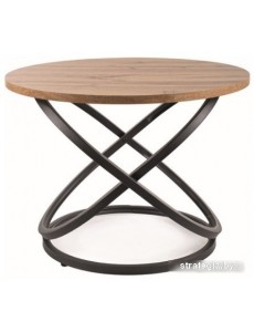 Журнальный столик Signal Eos D (дуб артизан/черный)