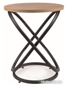 Журнальный столик Signal Eos E (дуб артизан/черный)