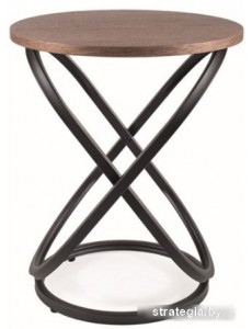 Журнальный столик Signal Eos E (орех/черный)
