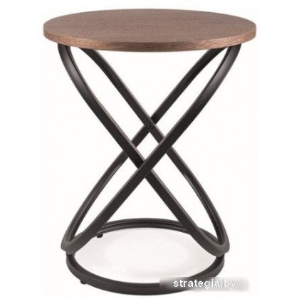 Журнальный столик Signal Eos E (орех/черный)