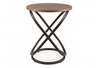 Журнальный столик Signal Eos E (орех/черный)