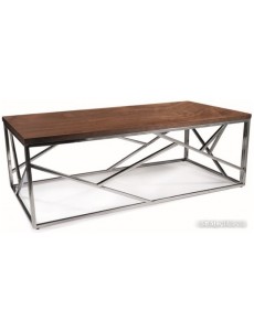 Журнальный столик Signal Escada A (орех/серебряный)