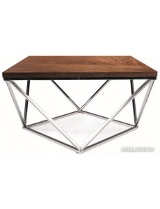Журнальный столик Signal Silver A (орех/серебряный)
