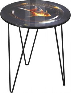 Журнальный столик Sheffilton SHT-CT27 (лунная ночь/черный муар)