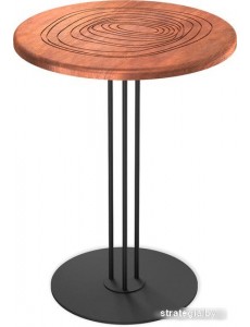 Журнальный столик Sheffilton SHT-CT44-3/H43 (кариф/черный муар)