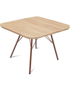 Кухонный стол Sheffilton SHT-S37/ЛДСП 60/60 (медный/дуб сонома)