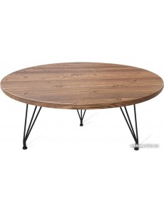 Журнальный столик Sheffilton SHT-TU29/H36/МДФ 70 (орех светлый/черный муар)