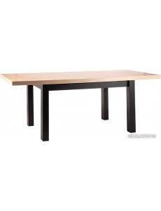 Кухонный стол Signal Presto PRESTODACZ140 (дуб артизан/черный)