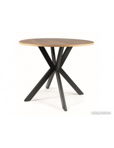 Кухонный стол Signal TALIA II 90 (дуб/черный)