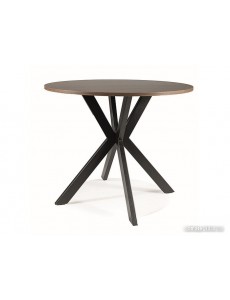 Кухонный стол Signal TALIA II 90 (орех/черный)