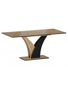 Кухонный стол Signal VENTO раскладной 120 (дуб артизан/черный)