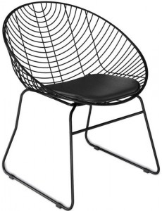 Стул с подлокотниками Sheffilton SHT-S127-CN1 (черный)