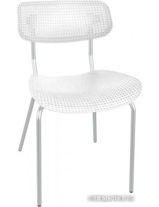 Стул Sheffilton SHT-S85М (белый/хром лак)