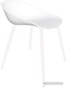 Стул Sheffilton SHT-ST19/S95-1 (белый/белый муар)