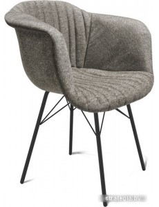 Стул с подлокотниками Sheffilton SHT-ST31-C1/S64 (пепельный/черный муар)