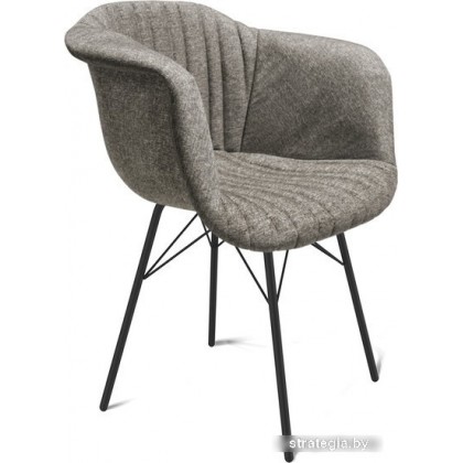 Стул с подлокотниками Sheffilton SHT-ST31-C1/S64 (пепельный/черный муар)