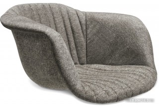 Стул с подлокотниками Sheffilton SHT-ST31-C1/S64 (пепельный/черный муар)