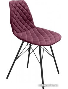 Стул Sheffilton SHT-ST29-С12/S37 (ежевичное вино/черный муар)