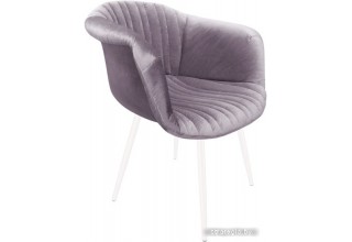 Стул с подлокотниками Sheffilton SHT-ST31-С1/S95-1 (ледяная лаванда/белый муар)