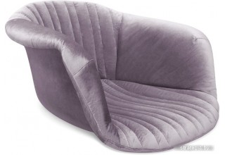 Стул с подлокотниками Sheffilton SHT-ST31-С1/S95-1 (ледяная лаванда/белый муар)