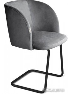 Стул с подлокотниками Sheffilton SHT-ST33/S45-1 (угольно-серый/черный муар)