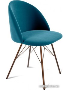 Стул Sheffilton SHT-ST35/S37 (тихий океан/медный металлик)