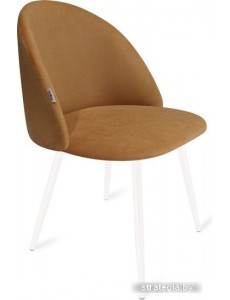Стул Sheffilton SHT-ST35/S95-1 (горчичный/белый муар)