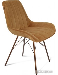 Стул Sheffilton SHT-ST37/S37 (горчичный/медный металлик)