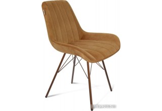 Стул Sheffilton SHT-ST37/S37 (горчичный/медный металлик)