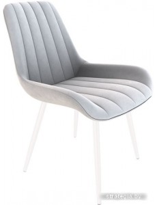 Стул Sheffilton SHT-ST37/S95-1 (серое облако/белый муар)