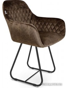 Стул Sheffilton SHT-ST38/S38 (кофейный трюфель/черный муар)