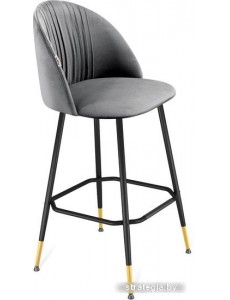 Стул Sheffilton SHT-ST35-1/S131 (угольно-серый/черный муар/золото)