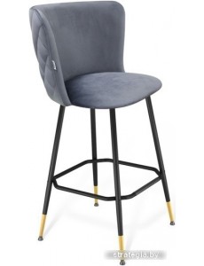 Стул Sheffilton SHT-ST36-3/S131 (нейтральный серый/черный муар/золото)