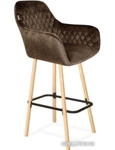 Стул Sheffilton SHT-ST38/S94 (коричневый трюфель/прозрачный лак/черный)