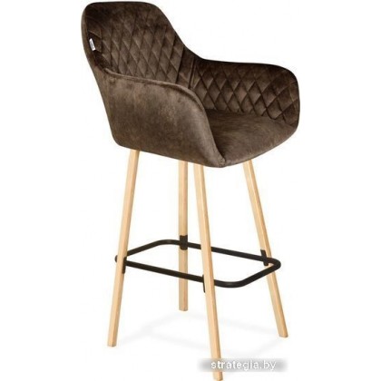 Стул Sheffilton SHT-ST38/S94 (коричневый трюфель/прозрачный лак/черный)