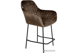 Стул Sheffilton SHT-ST38/S29-1 (коричневый трюфель/черный муар)