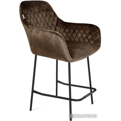 Стул Sheffilton SHT-ST38/S29-1 (коричневый трюфель/черный муар)