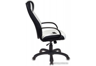 Кресло Бюрократ VIKING-8/WH+BLACK (белый/черный)