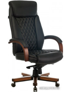 Кресло Бюрократ T-9924WALNUT (черный)