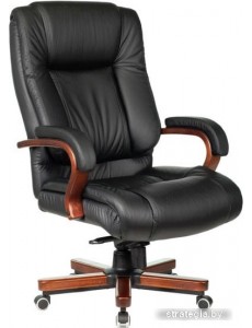 Кресло Бюрократ T-9925WALNUT (черный)