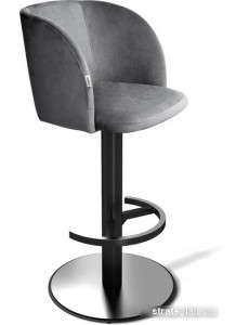 Стул с подлокотниками Sheffilton SHT-ST33/S137 (угольно-серый/стальной/черный муар)