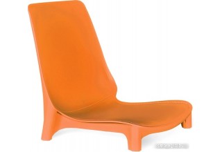 Стул Sheffilton SHT-S75 (оранжевый/хром лак)