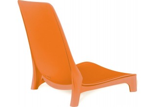 Стул Sheffilton SHT-S75 (оранжевый/хром лак)