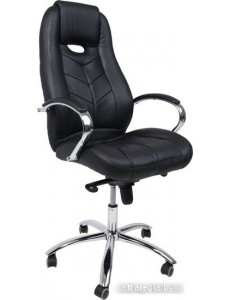 Кресло AksHome Cobra (натуральная кожа, черный)