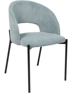 Стул AksHome Elsa (мятный велюр Fjord 74/черный)